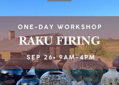 One-Day Workshop: Raku Firing (Sep 26)